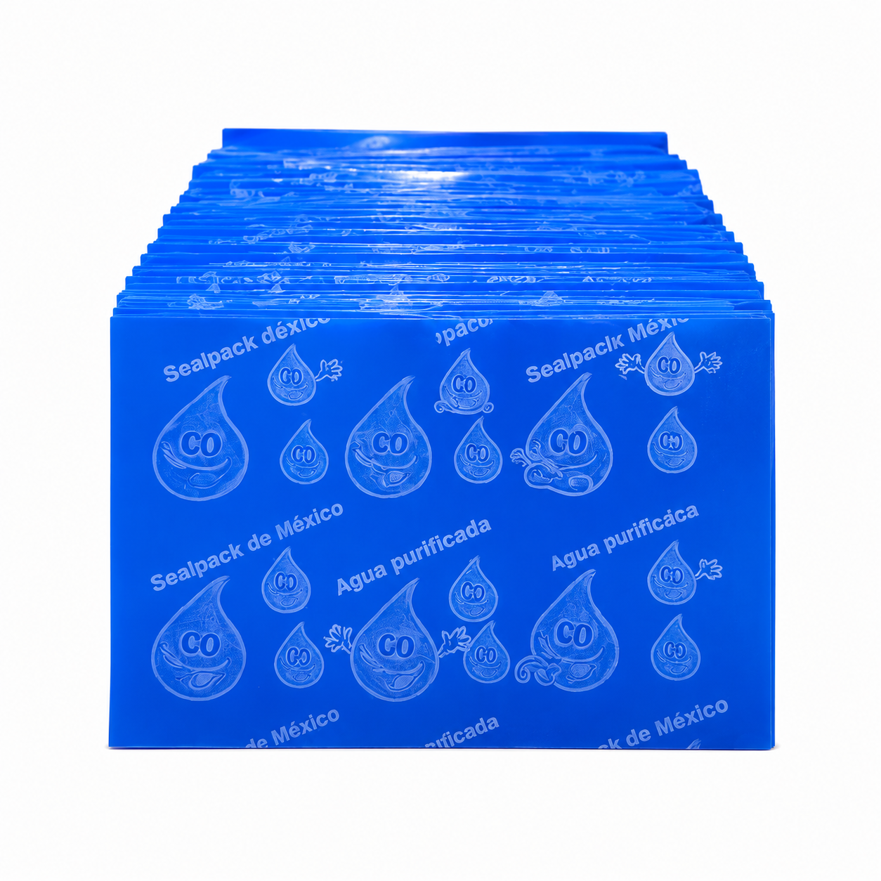 Sello termoencogible Azul Pitufo 103x70mm para garrafón de agua
