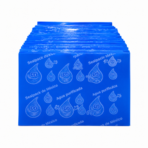 Sello termoencogible Azul Pitufo 103x70mm para garrafón de agua