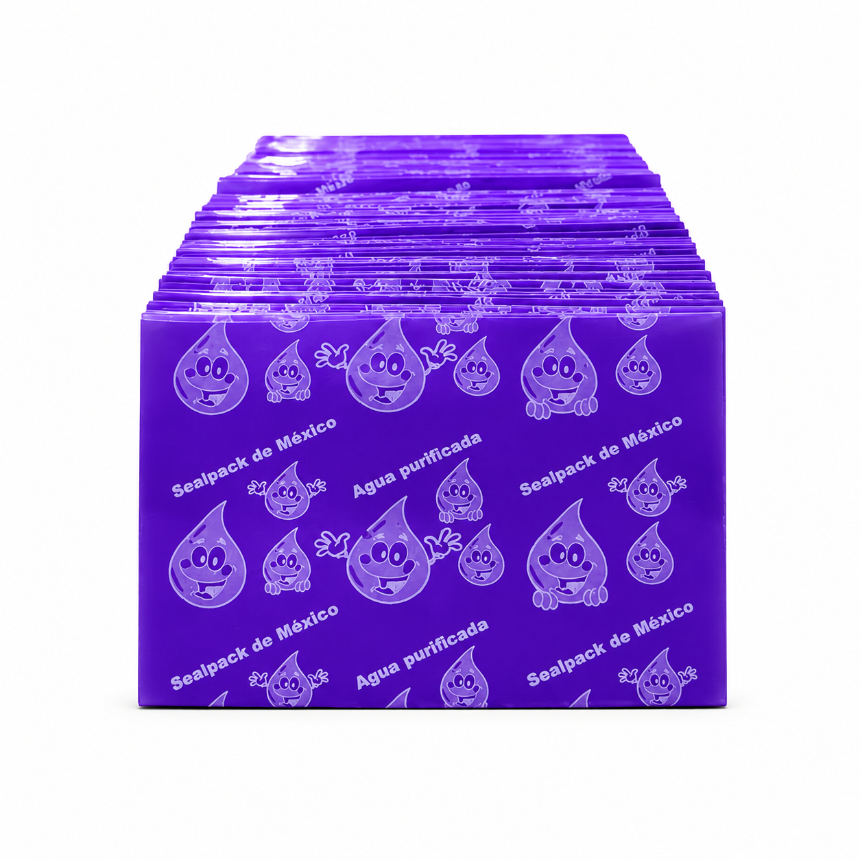 Sello termoencogible Morado Mate 103x70mm para garrafón de agua