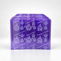 Sello Termoencogible Morado Traslúcido 103×70mm